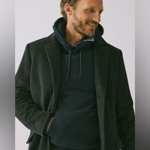 J. Crew Men’s Tall Summit 11 oz. Soft-knit Fleece Hoodie Size XL CE279 Navy NWOT